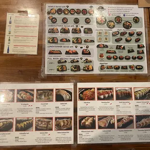 Menu as of January 2023