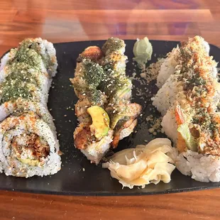 spider super california and crunch roll