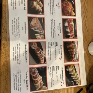 Order Sushi Rolls, if that's all you want!
