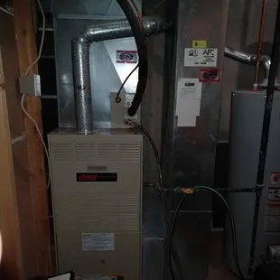 Before pic of Furnace install