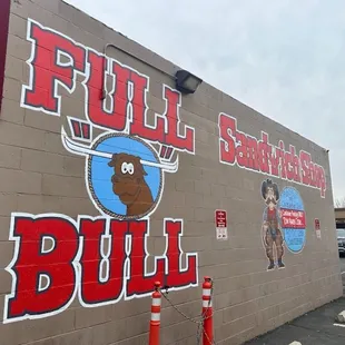 Side mural in parking spaces