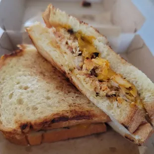 Crab Cake Grilled Cheese sandwich 2.17.24