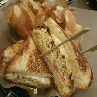 Crab Cake Grilled Cheese