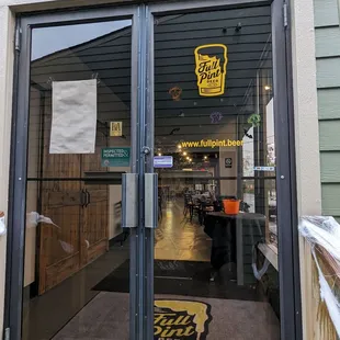 Doors are locked even though they advertise they are open.