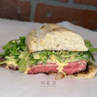 Half of the Prime Rib Sandwich (special)