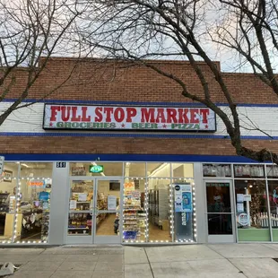 Full Stop Market #2. Groceries, Beer, Pizza.                          New ownership bringing in a brand new look to the store.