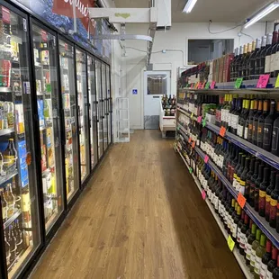 Great selection of beer and wine.