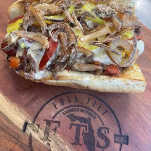 BBQ Pork Cheesesteak