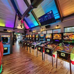 Pinball machines for days