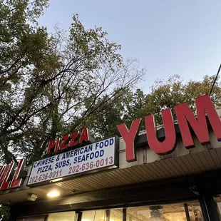 the outside of the store