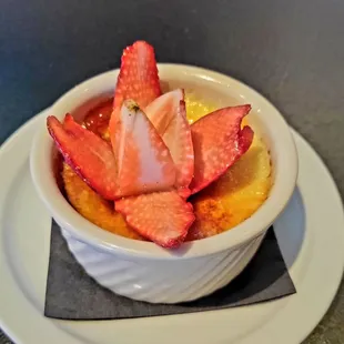 Creme Brulee. $9.00.