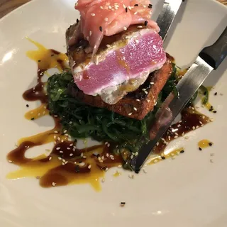 Ahi Salmon Stack