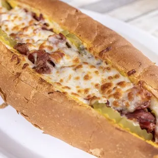 Pastrami Sandwich W/ Melted Mozarella