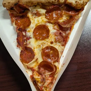 Pizza by the slice.