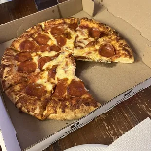 Pepperoni pizza
