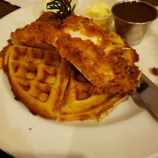 Chicken and Waffles.