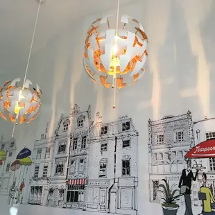 the right wall is super cute !