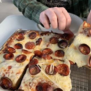 Pepperoni Square