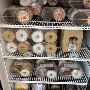 Baked fresh, frozen if you want them too!