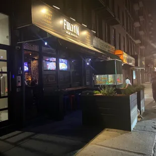 Outdoor seating area