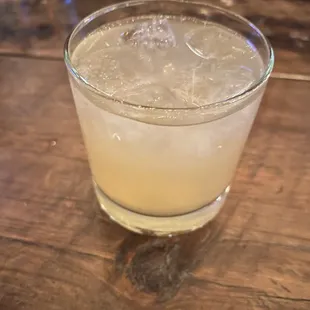 Dust and Bones cocktail.. had mezcal and bourbon in it.