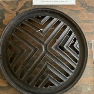 Bacon fryer made out of cast iron