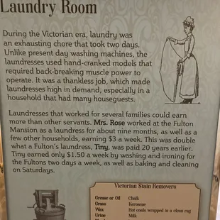 The experience was only enhanced by all the information provided on each floor. This was in the basement.