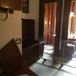 The mansion had indoor plumbing, even in the late 1800s