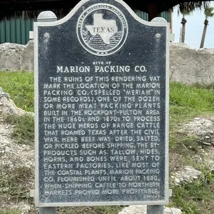 Close up on Historic Site