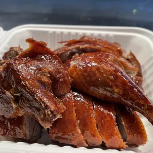 Crispy Half Roasted Duck (Jasmine Rice on side)