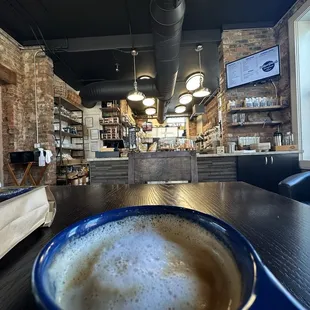 The counter and shop vibe.