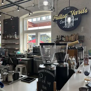 a view of the counter
