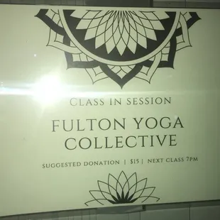 The only picture I was able to capture since my phone was downstairs in the lockers. :)