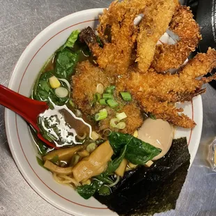 soft shell crab ramen
