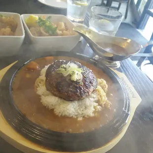 Hamburger Teppan Curry!