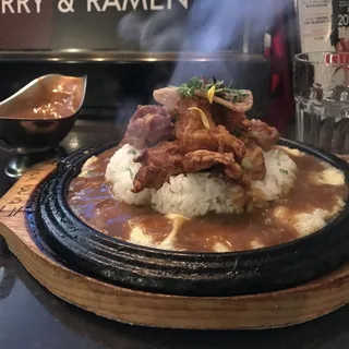 TC4. Fried Chicken Teppan Curry