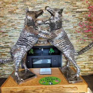 Fork Artwork at the buffet