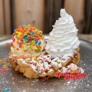 Fruity pebble funnel