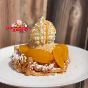 Peach cobbler funnel