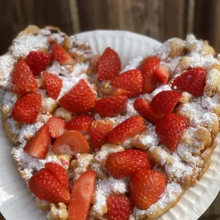 Heart Shaped Funnel-Cake