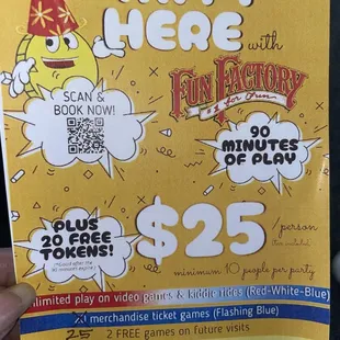 MORE INFO FOR PARTIES