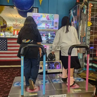 Daughter on the right. Her friend on the left