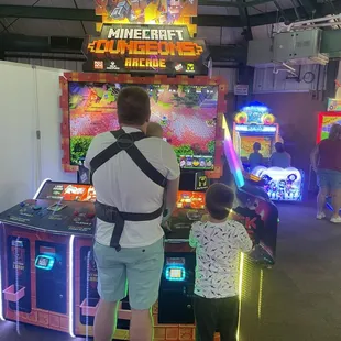Minecraft arcade game