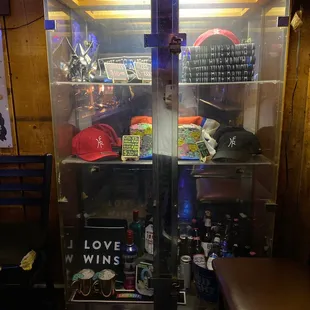 Bar merchandise for sale