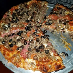 Combination pizza