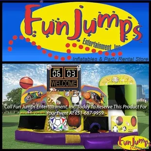 Twin Cities Inflatable Slide Combos Rentals