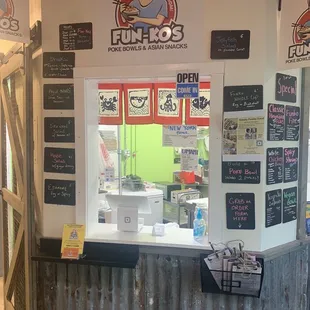 Window where you order