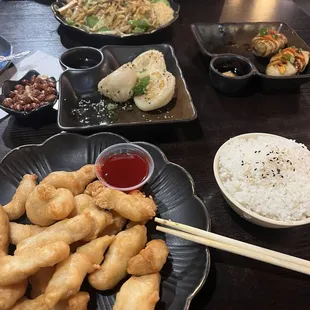 19. Pan-Fried Bao (5 pc) sweet&amp;11. Sweet &amp; Sour Chicken