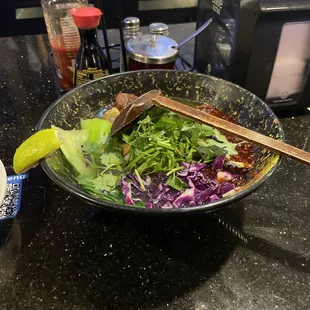 Spicy Beef 28. Beef Noodle Soup in a Spicy Broth