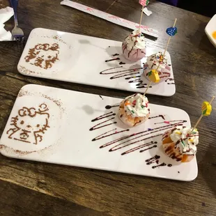 Mango and Strawberry Mochis